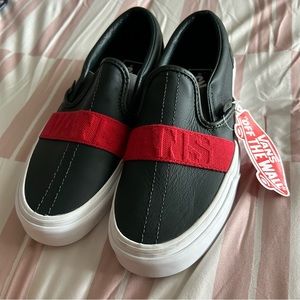 Vans Classic‎ Slip-On Leather & Webbing Strap